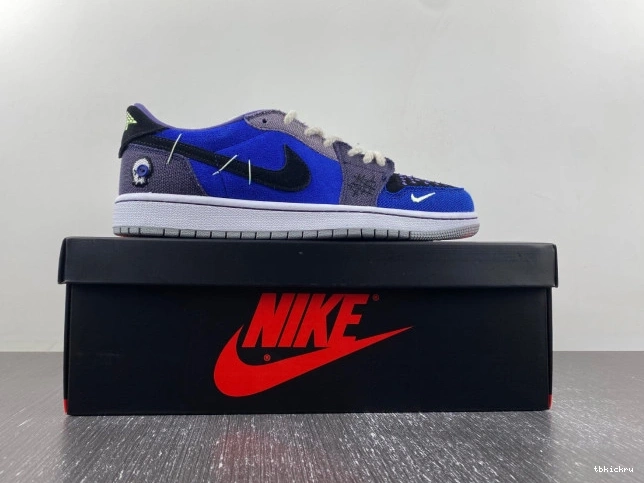 Reps TBK Zion OG Retro Voodoo Williamson Low DZ7292-420 Jordan 1 0729
